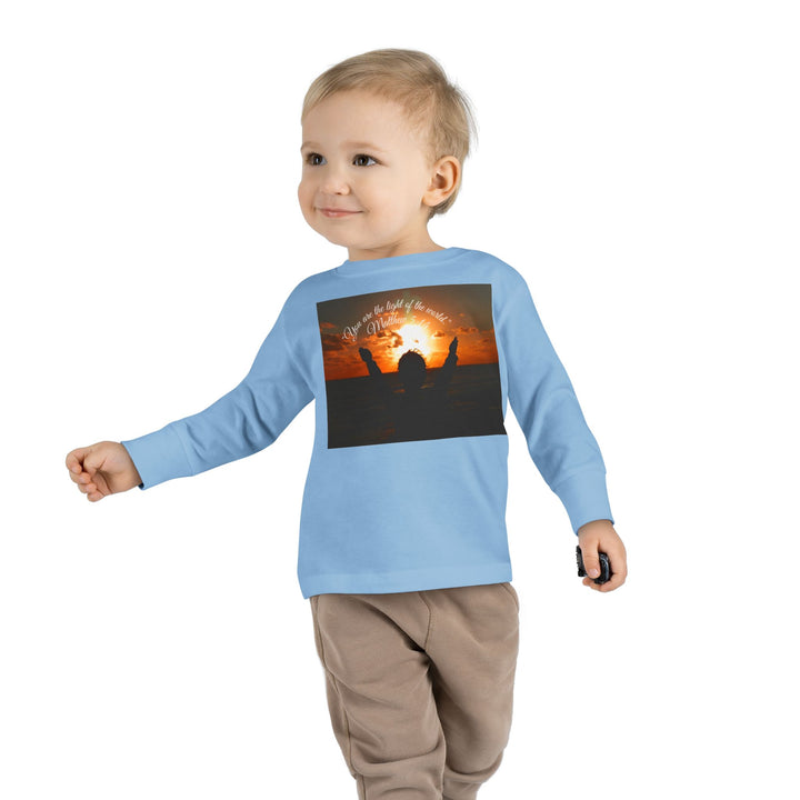 You are the light of the world |Toddler Long Sleeve Tee