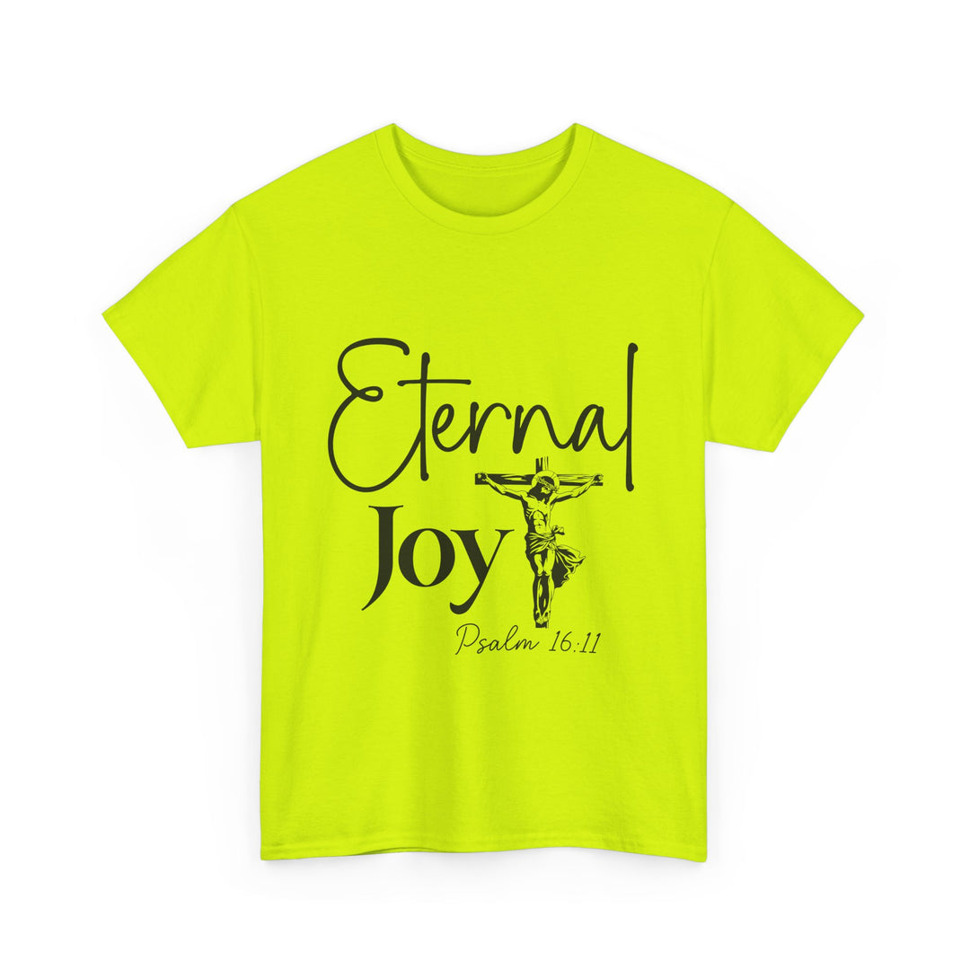 Eternal Joy Psalm 16 11-01 Unisex Heavy Cotton Tee