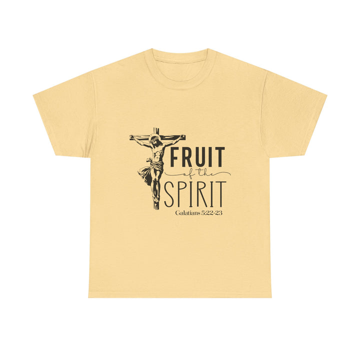 Fruit of the Spirit Galatians 5 22-23-01 Unisex Heavy Cotton Tee