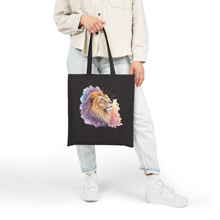 Cotton Canvas Tote Bag 15" x 16", Heavy-Duty Fabric, Long Handles, Reusable & Eco-Friendly