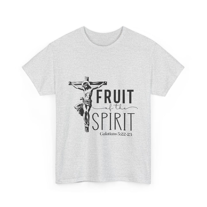 Fruit of the Spirit Galatians 5 22-23-01 Unisex Heavy Cotton Tee