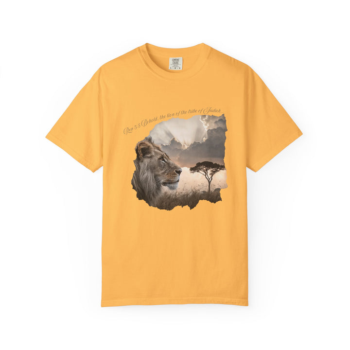 Unisex Garment-Dyed T-Shirt Lion of Judah Design Comfort Colors 1717 – 100% Cotton, Soft-Washed, Relaxed Fit