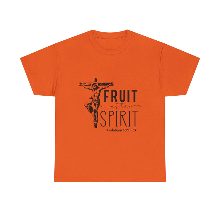 Fruit of the Spirit Galatians 5 22-23-01 Unisex Heavy Cotton Tee