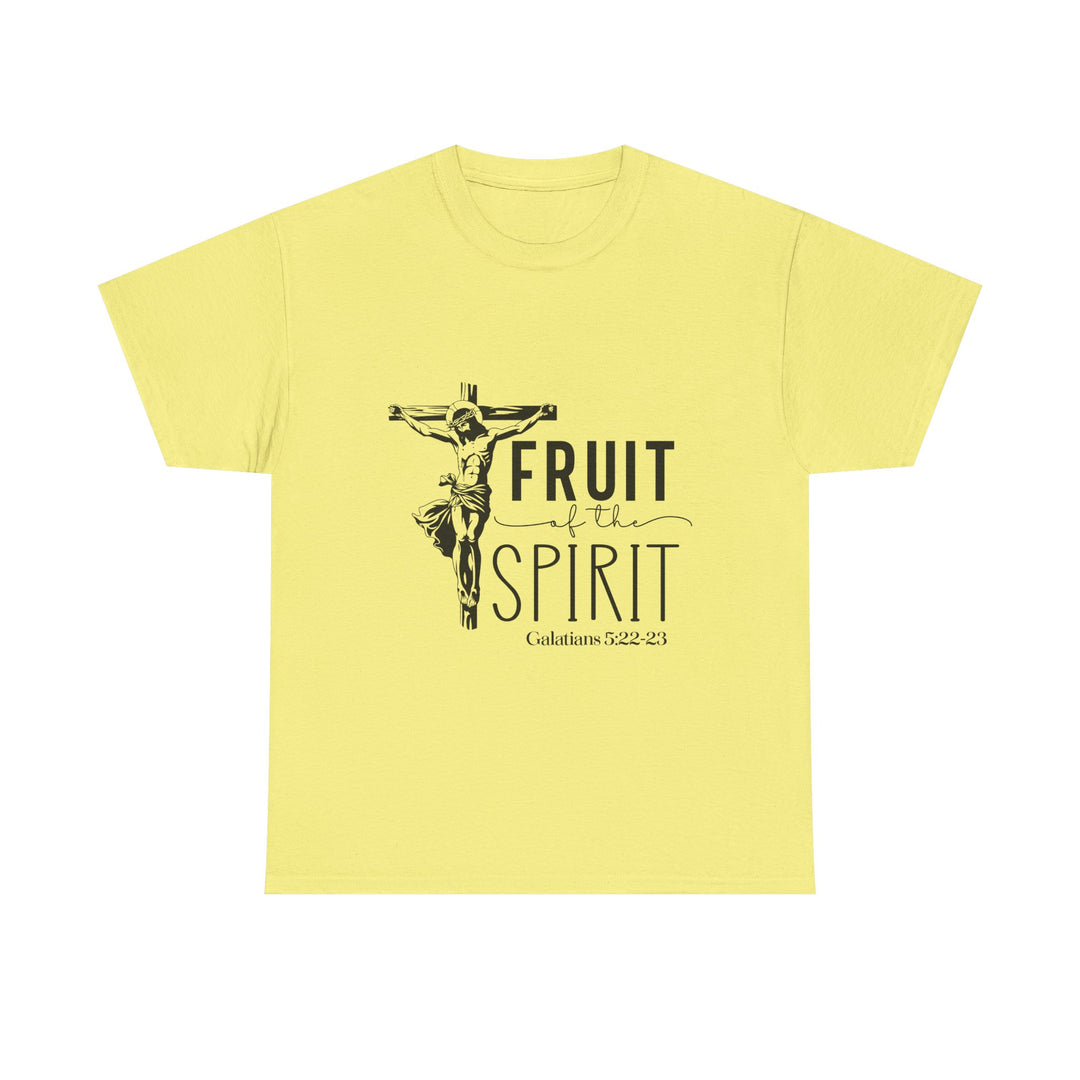 Fruit of the Spirit Galatians 5 22-23-01 Unisex Heavy Cotton Tee