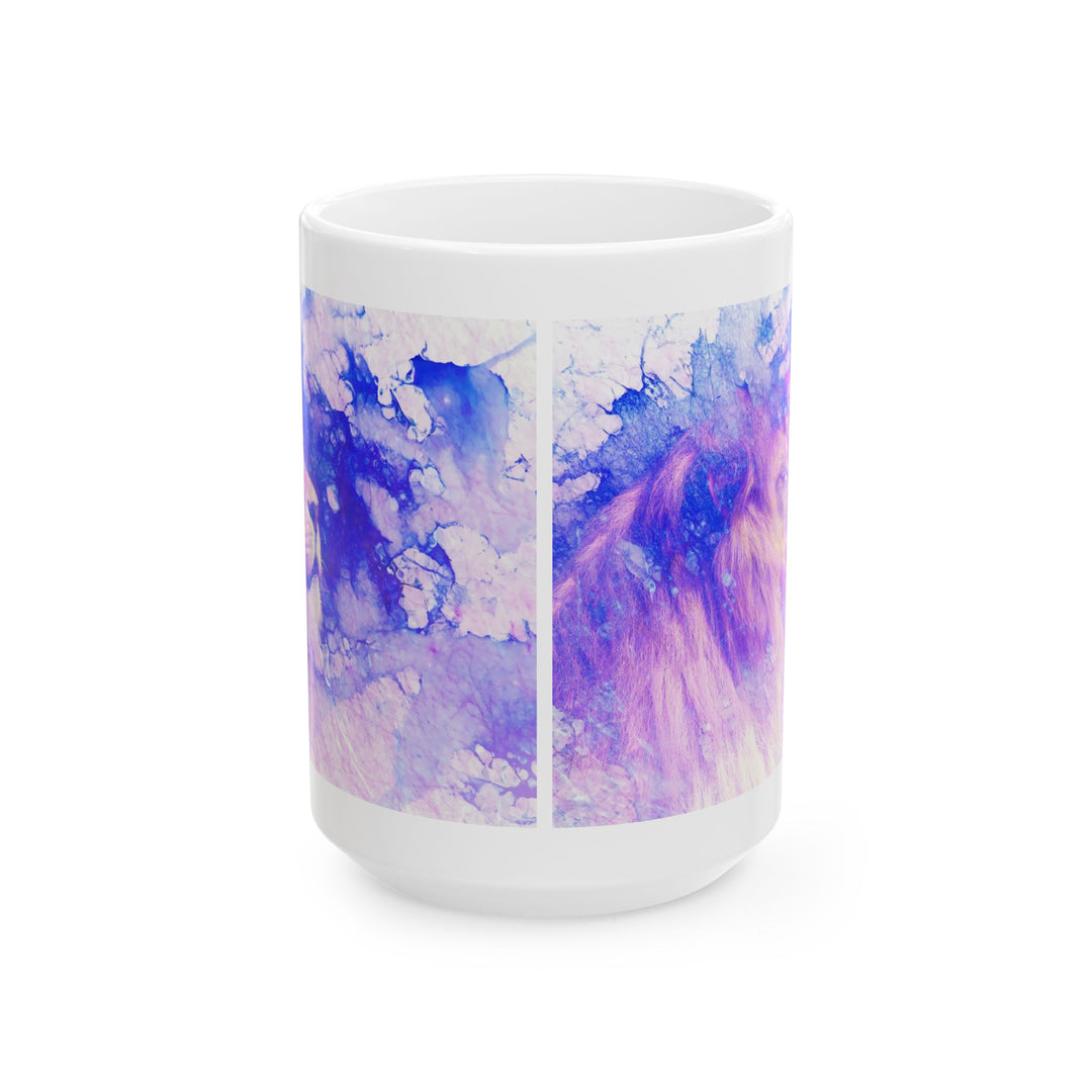 Watercolor Lion Mug