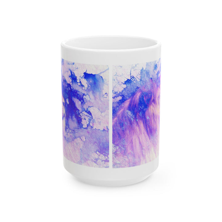 Watercolor Lion Mug