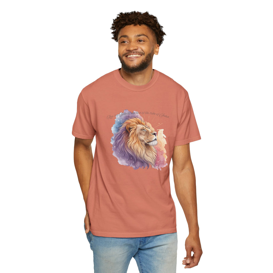 Unisex Garment Dyed T-Shirt Comfort Colors 1717 100% Ring-Spun Cotton Soft-Washed, Pre-Shrunk, Relaxed Fit Tee