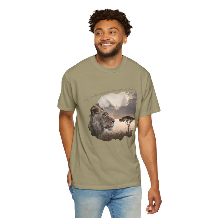 Unisex Garment-Dyed T-Shirt Lion of Judah Design Comfort Colors 1717 – 100% Cotton, Soft-Washed, Relaxed Fit