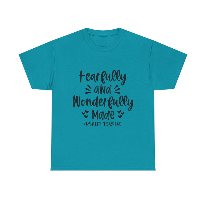 Fearfully And Wonderfully Made Unisex Heavy Cotton Tee