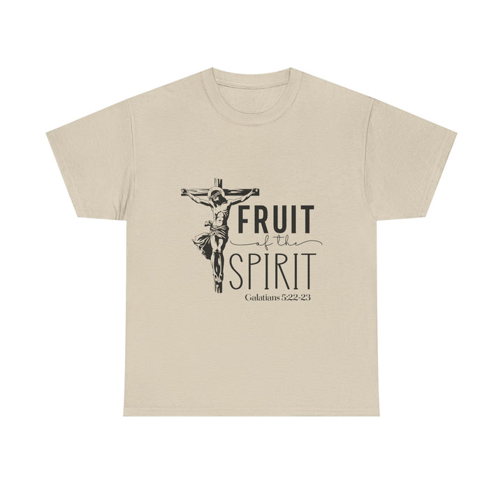Fruit of the Spirit Galatians 5 22-23-01 Unisex Heavy Cotton Tee