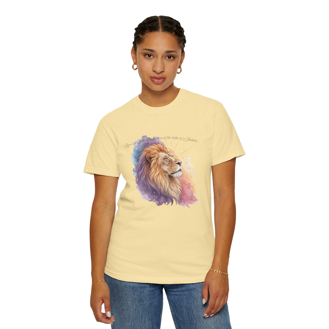 Unisex Garment Dyed T-Shirt Comfort Colors 1717 100% Ring-Spun Cotton Soft-Washed, Pre-Shrunk, Relaxed Fit Tee