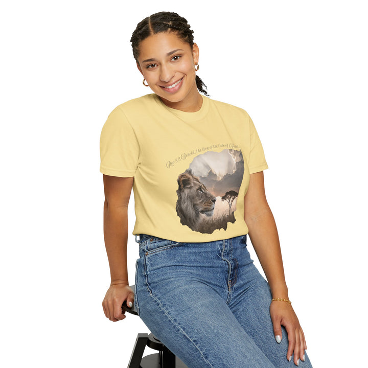 Unisex Garment-Dyed T-Shirt Lion of Judah Design Comfort Colors 1717 – 100% Cotton, Soft-Washed, Relaxed Fit