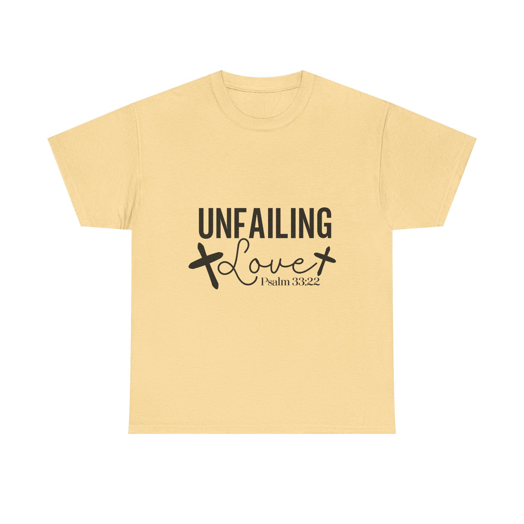 Unfailing Love Psalm 33 22-01 Unisex Heavy Cotton Tee