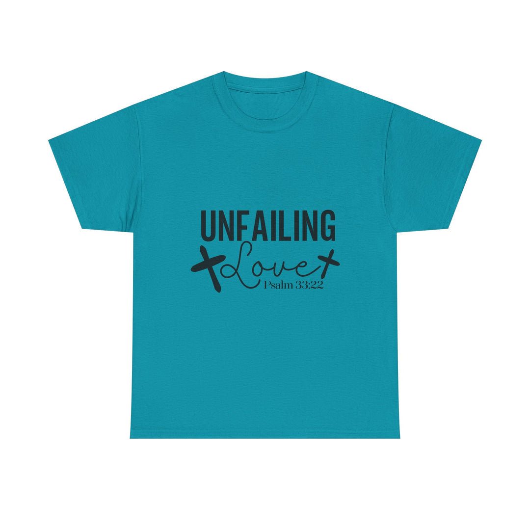 Unfailing Love Psalm 33 22-01 Unisex Heavy Cotton Tee