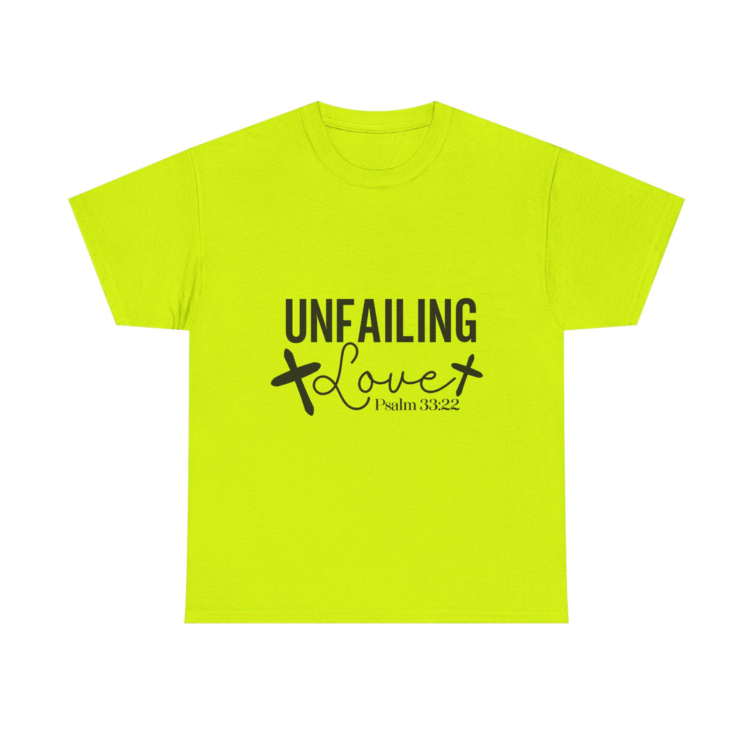 Unfailing Love Psalm 33 22-01 Unisex Heavy Cotton Tee