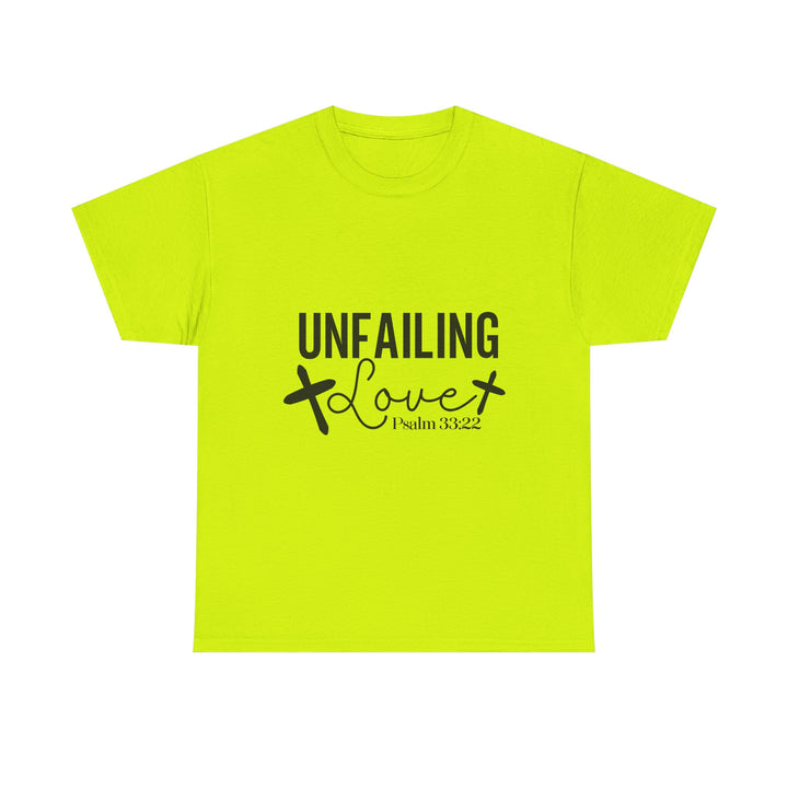Unfailing Love Psalm 33 22-01 Unisex Heavy Cotton Tee