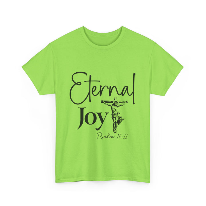 Eternal Joy Psalm 16 11-01 Unisex Heavy Cotton Tee
