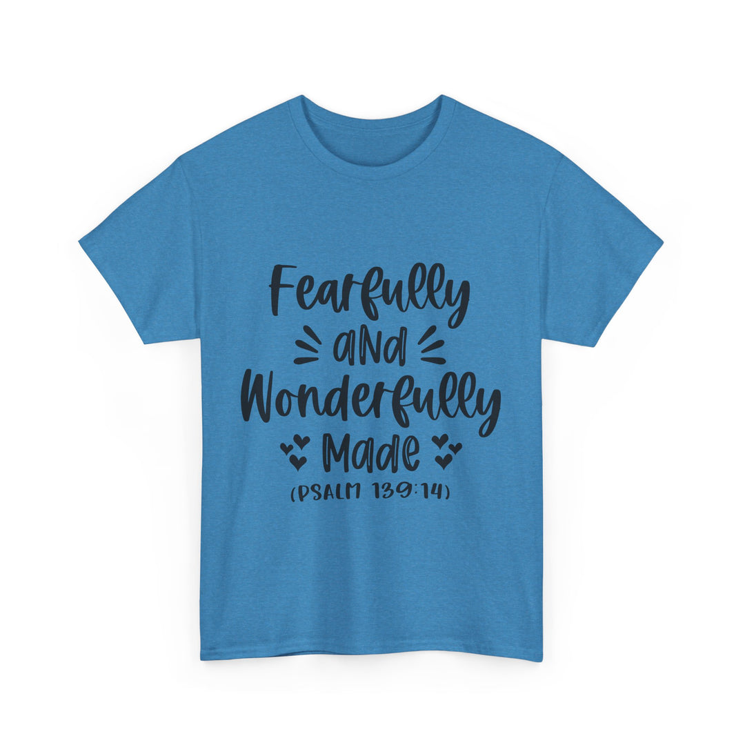 Fearfully And Wonderfully Made Unisex Heavy Cotton Tee