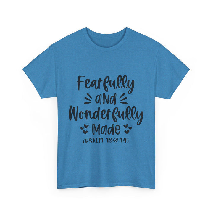 Fearfully And Wonderfully Made Unisex Heavy Cotton Tee