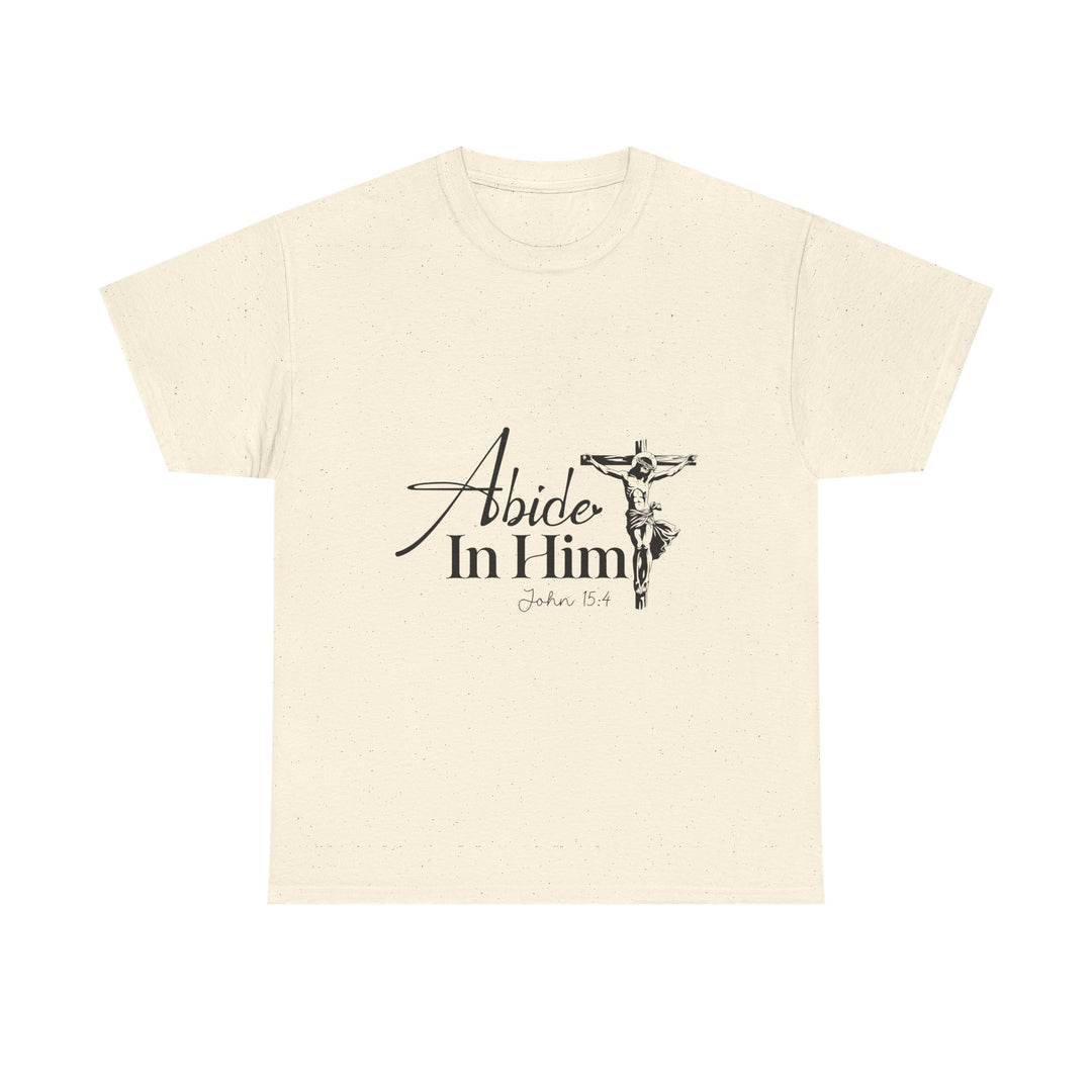 Abide in Him John 15 4-01 Unisex Heavy Cotton Tee