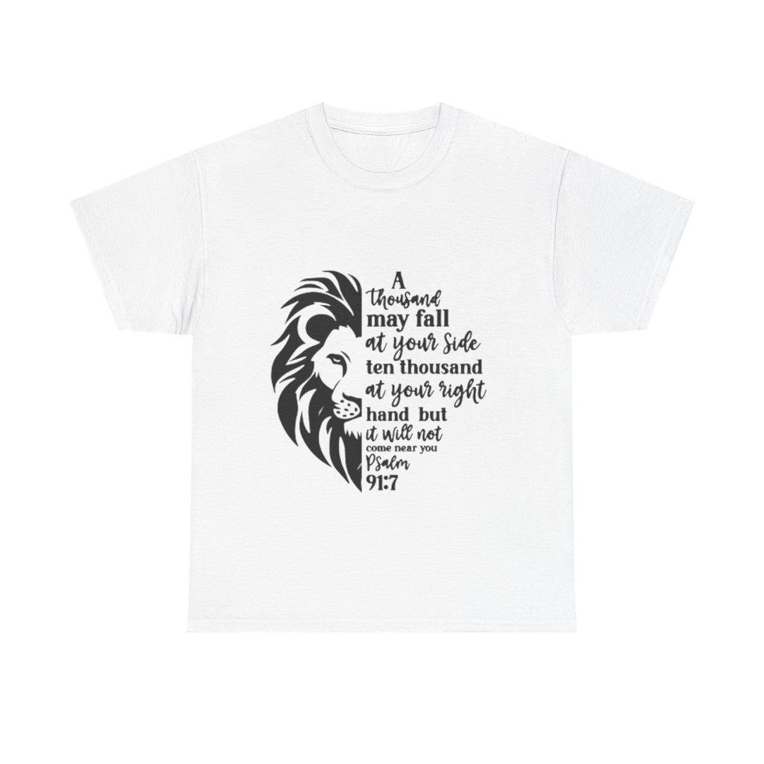 faith-based inspirational t-shirt in white color