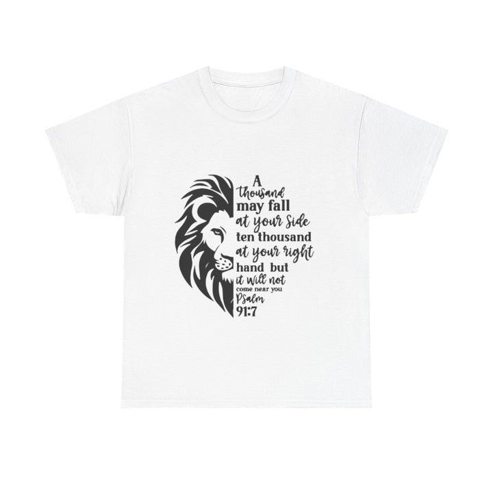 faith-based inspirational t-shirt in white color