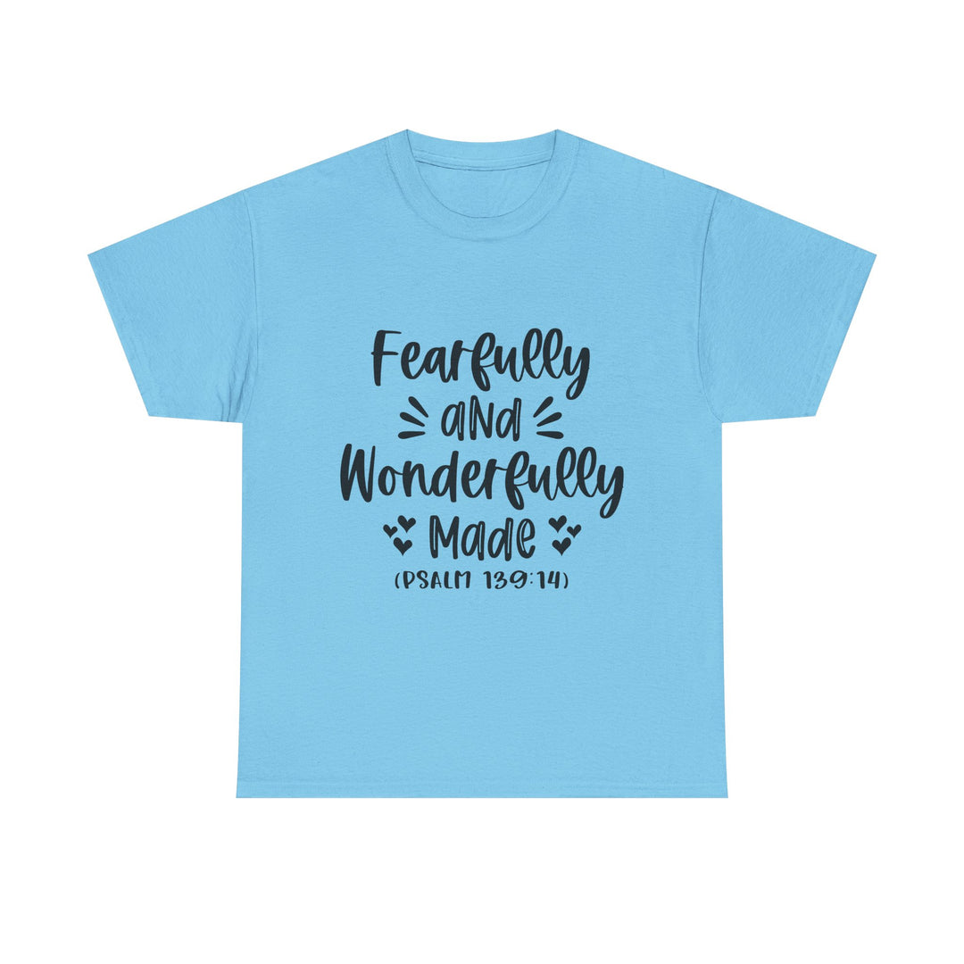 Fearfully And Wonderfully Made Unisex Heavy Cotton Tee
