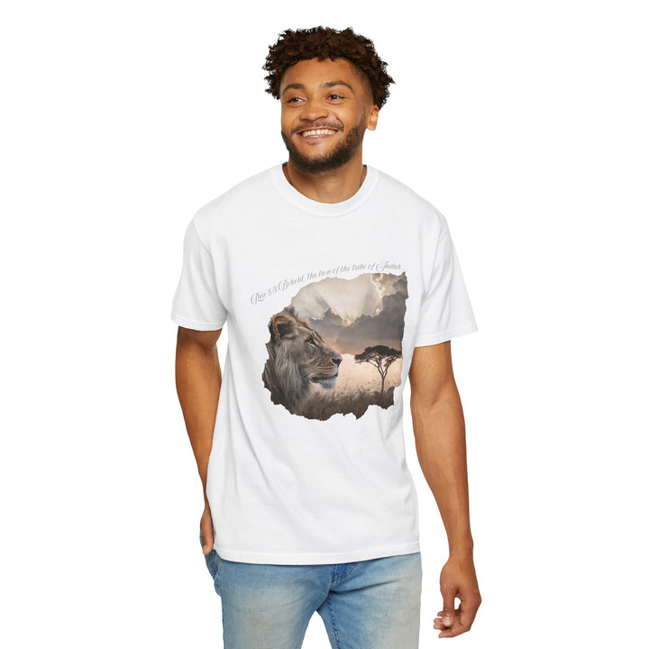 Unisex Garment-Dyed T-Shirt Lion of Judah Design Comfort Colors 1717 – 100% Cotton, Soft-Washed, Relaxed Fit