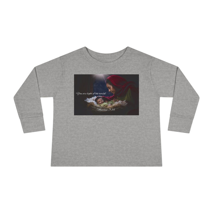 You are the light of the world |Toddler Long Sleeve Tee