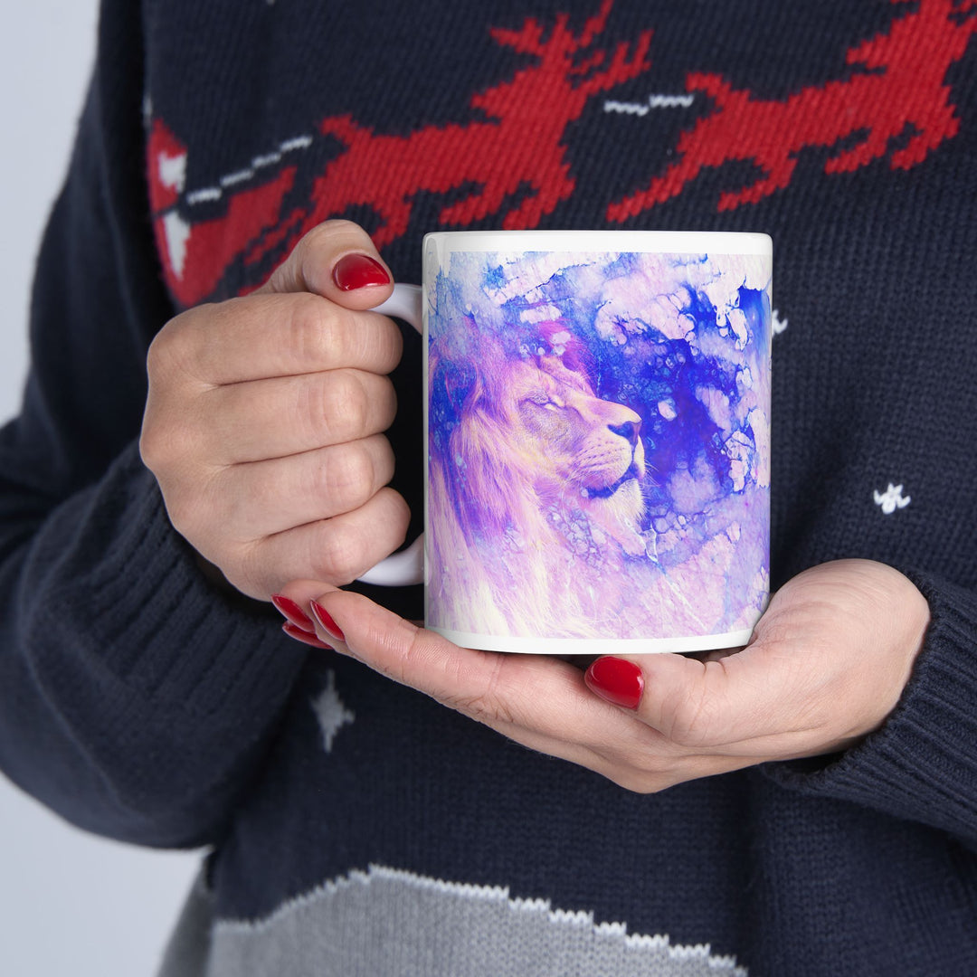 Watercolor Lion Mug