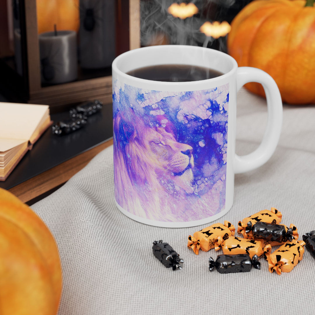 Watercolor Lion Mug