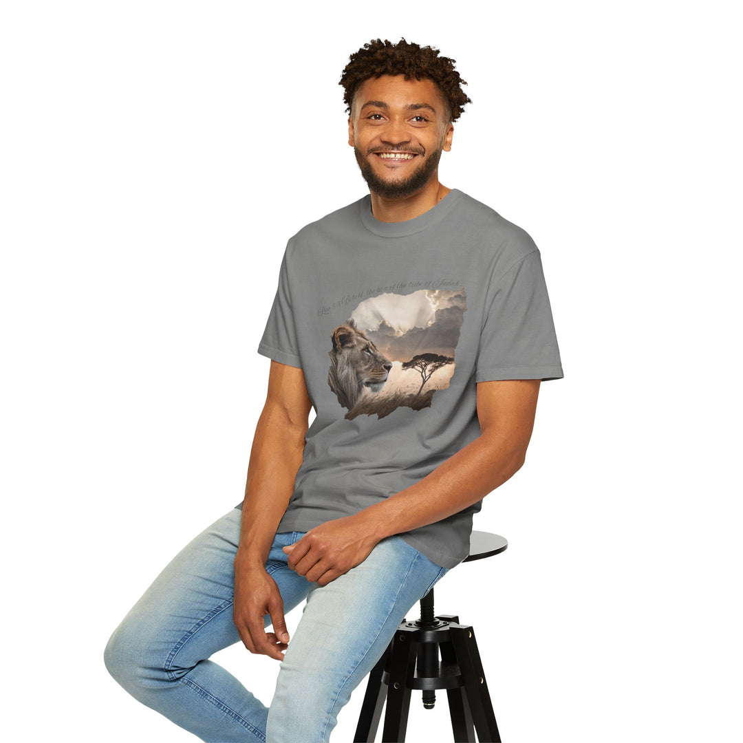 Unisex Garment-Dyed T-Shirt Lion of Judah Design Comfort Colors 1717 – 100% Cotton, Soft-Washed, Relaxed Fit