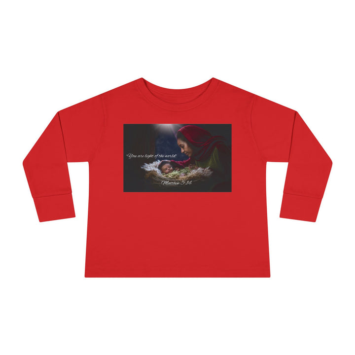 You are the light of the world |Toddler Long Sleeve Tee
