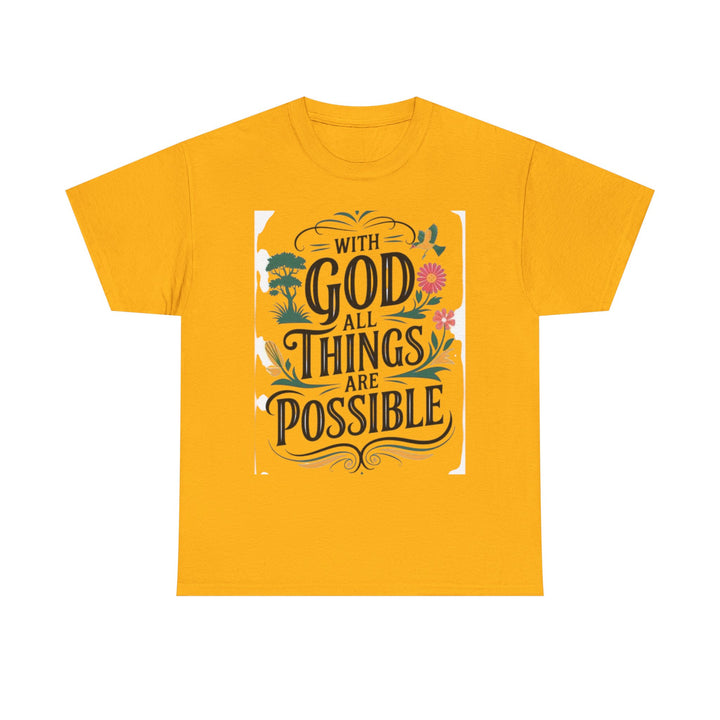 heavy cotton unisex tee