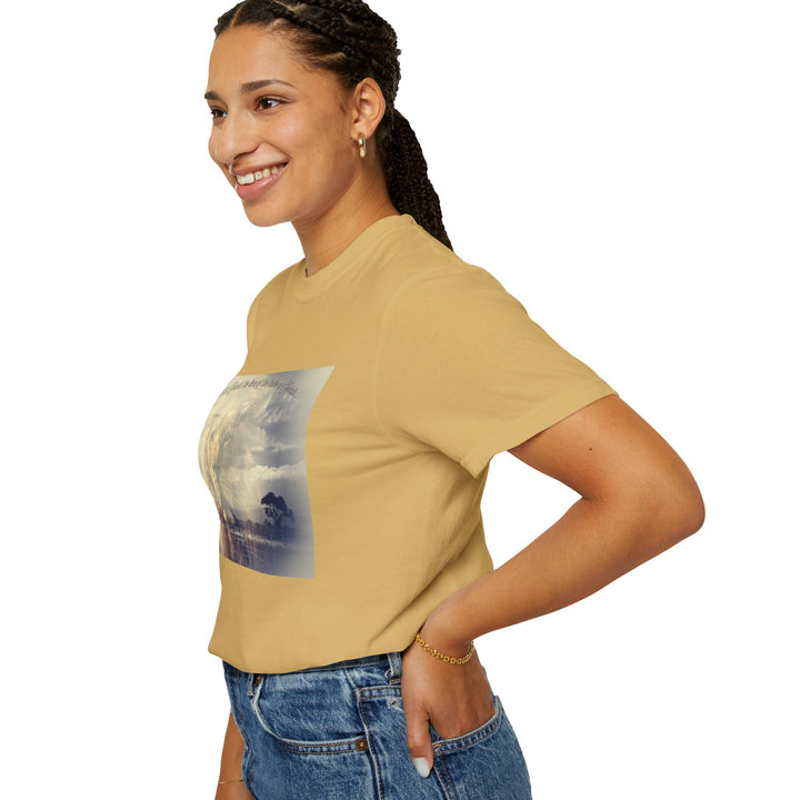 Unisex Garment-Dyed T-Shirt – Comfort Colors 1717 – 100% Ring-Spun Cotton Tee  Soft-Washed Relaxed Fit – Pre-Shrunk USA Cotton