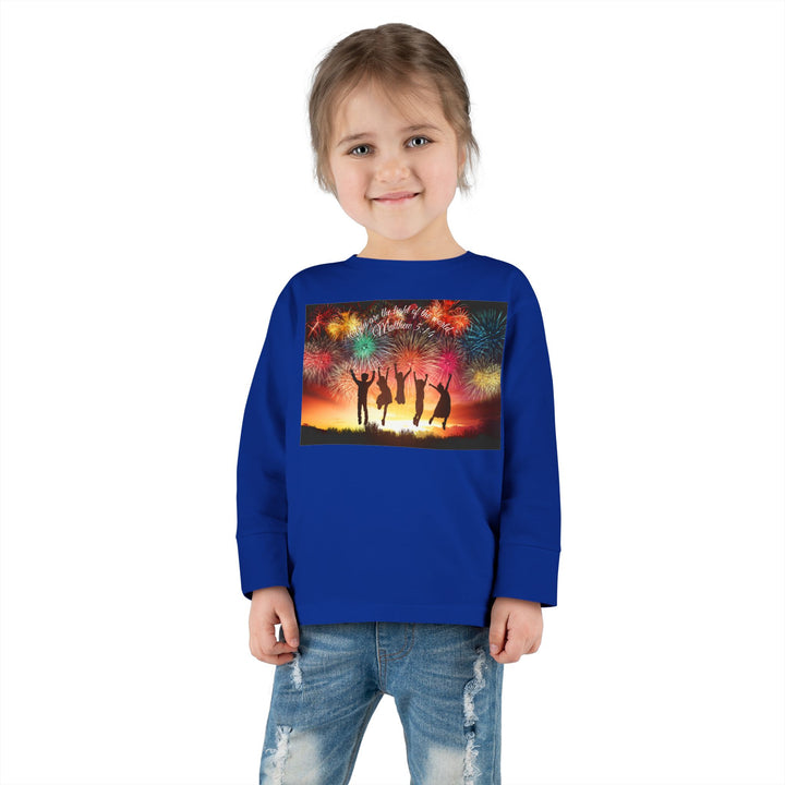 You are the light of the world |Toddler Long Sleeve Tee