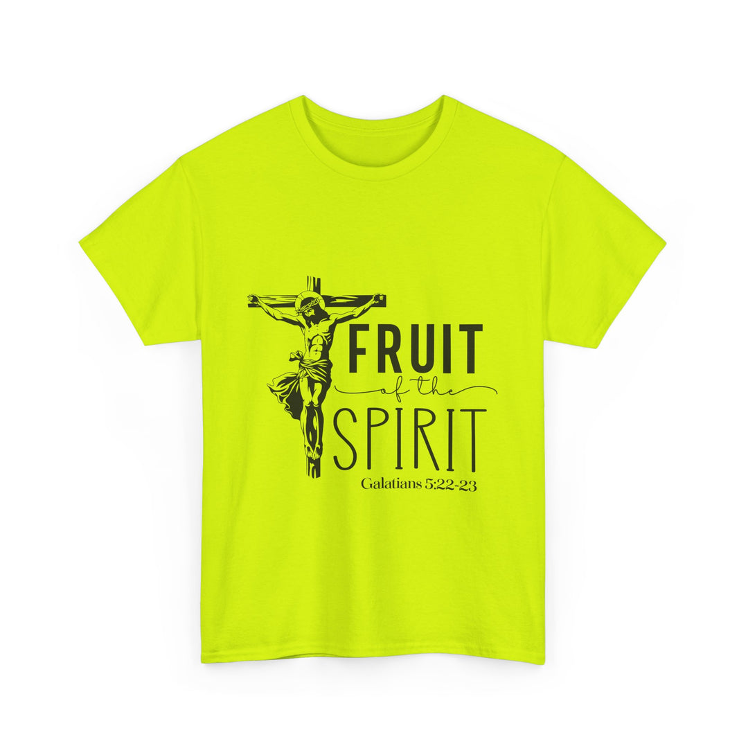 Fruit of the Spirit Galatians 5 22-23-01 Unisex Heavy Cotton Tee