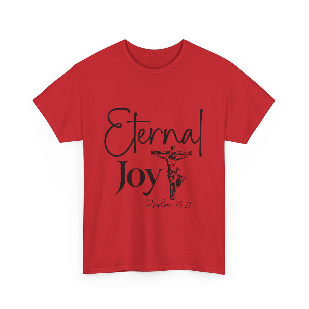Eternal Joy Psalm 16 11-01 Unisex Heavy Cotton Tee