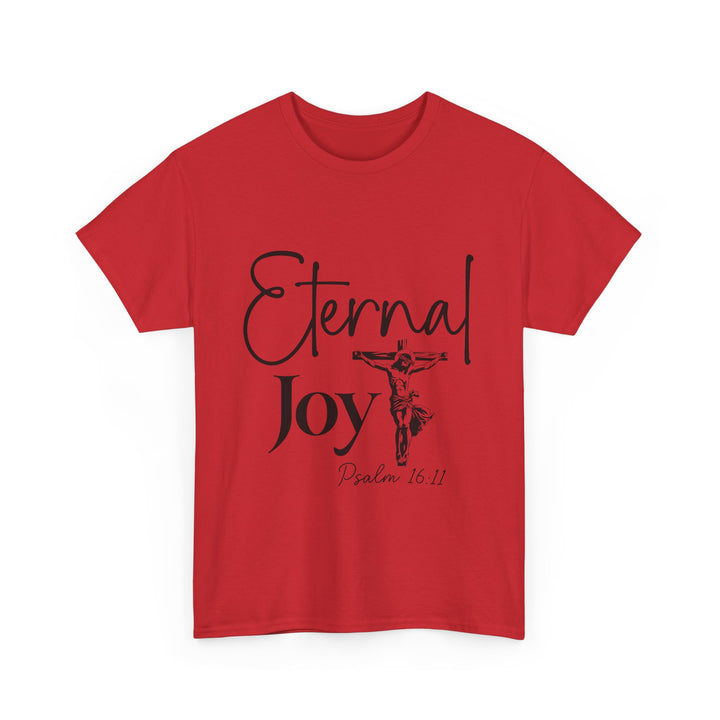 Eternal Joy Psalm 16 11-01 Unisex Heavy Cotton Tee