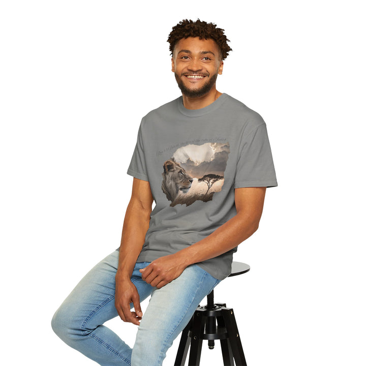 Unisex Garment-Dyed T-Shirt Lion of Judah Design Comfort Colors 1717 – 100% Cotton, Soft-Washed, Relaxed Fit