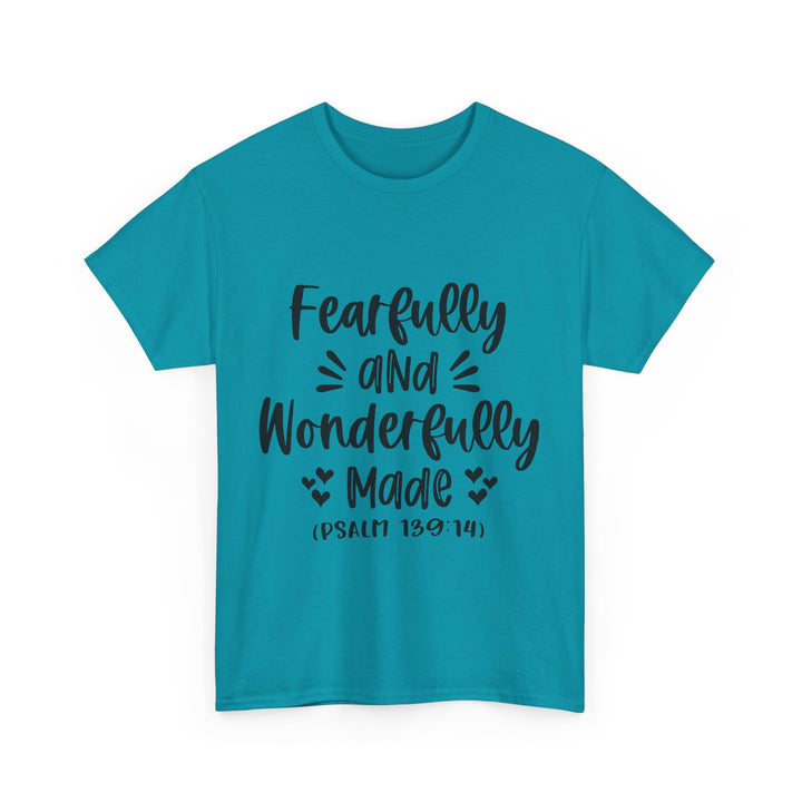 Fearfully And Wonderfully Made Unisex Heavy Cotton Tee