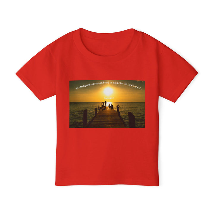 Be strong and courageous | Cotton™ Toddler T-shirt
