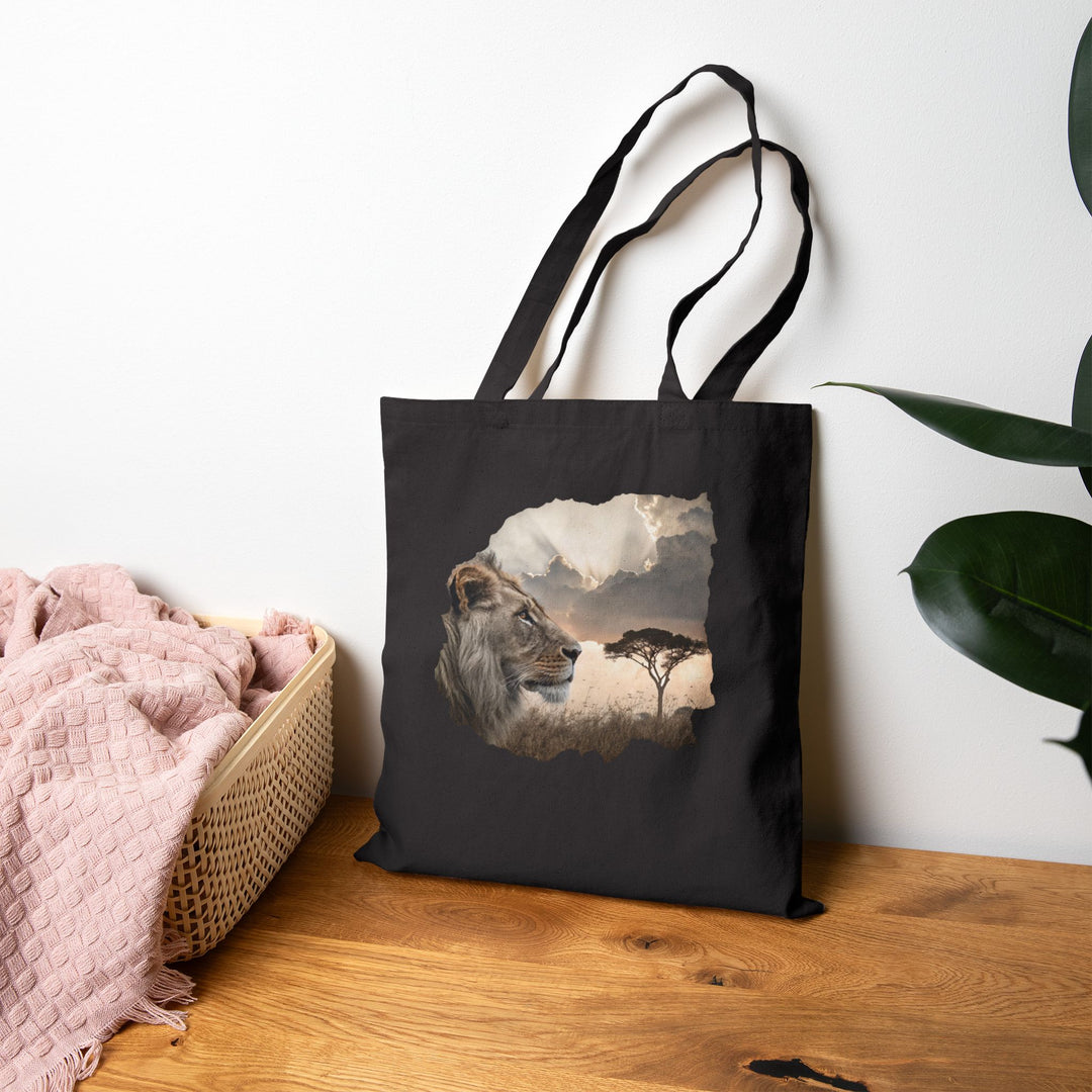 Reusable Cotton Canvas Tote Bag 15x16, Heavy-Duty Fabric, Long Handles, Eco-Friendly