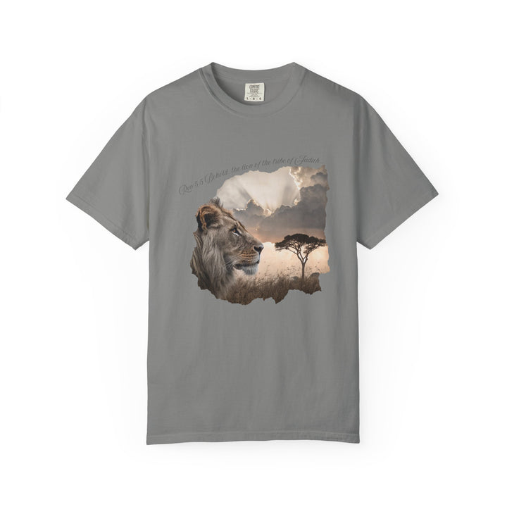 Unisex Garment-Dyed T-Shirt Lion of Judah Design Comfort Colors 1717 – 100% Cotton, Soft-Washed, Relaxed Fit