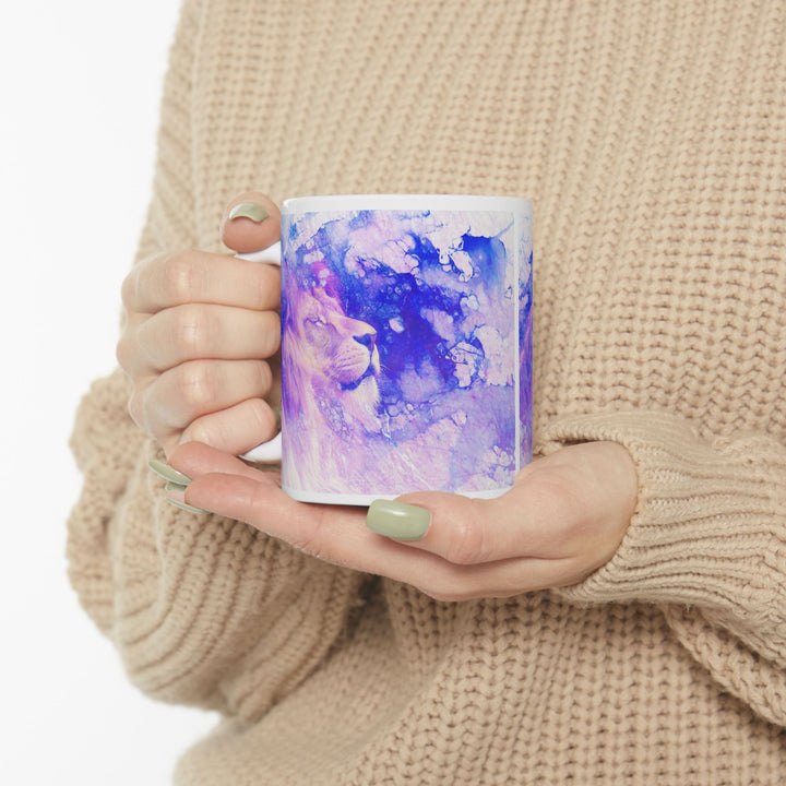 Watercolor Lion Mug