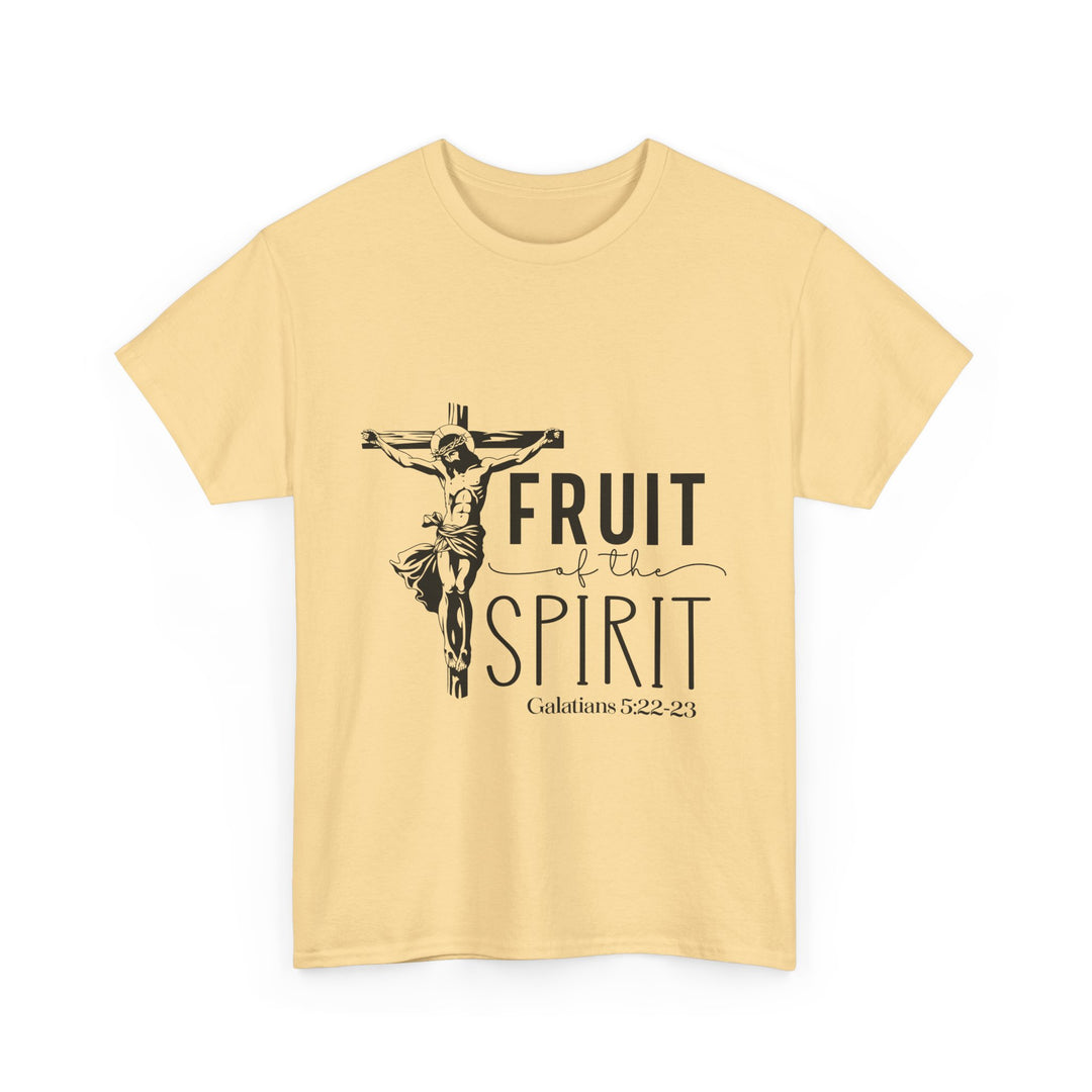 Fruit of the Spirit Galatians 5 22-23-01 Unisex Heavy Cotton Tee