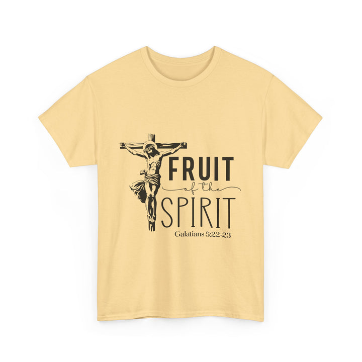 Fruit of the Spirit Galatians 5 22-23-01 Unisex Heavy Cotton Tee