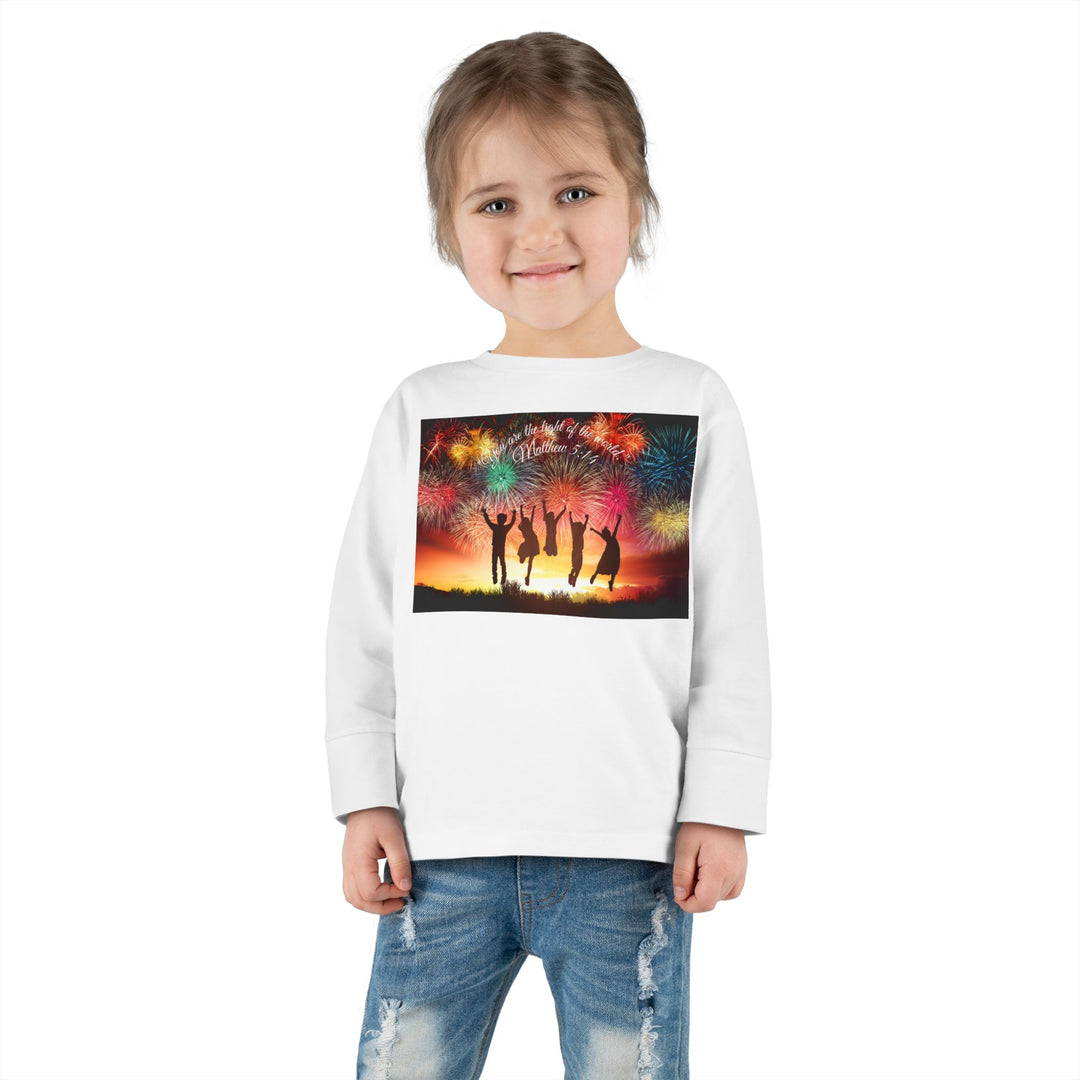 You are the light of the world |Toddler Long Sleeve Tee