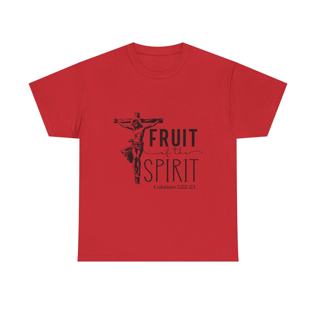 Fruit of the Spirit Galatians 5 22-23-01 Unisex Heavy Cotton Tee