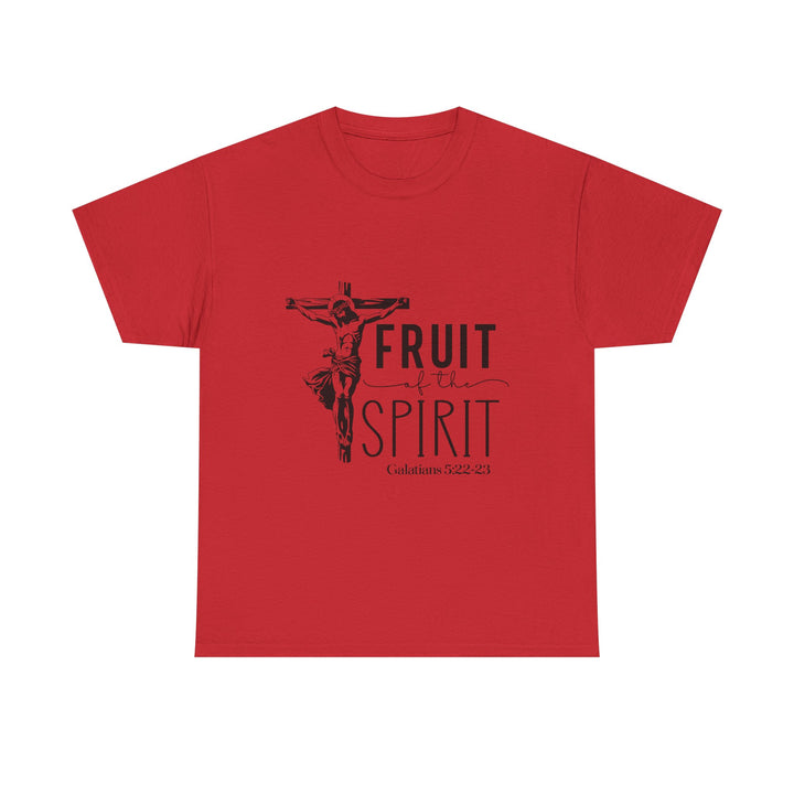 Fruit of the Spirit Galatians 5 22-23-01 Unisex Heavy Cotton Tee